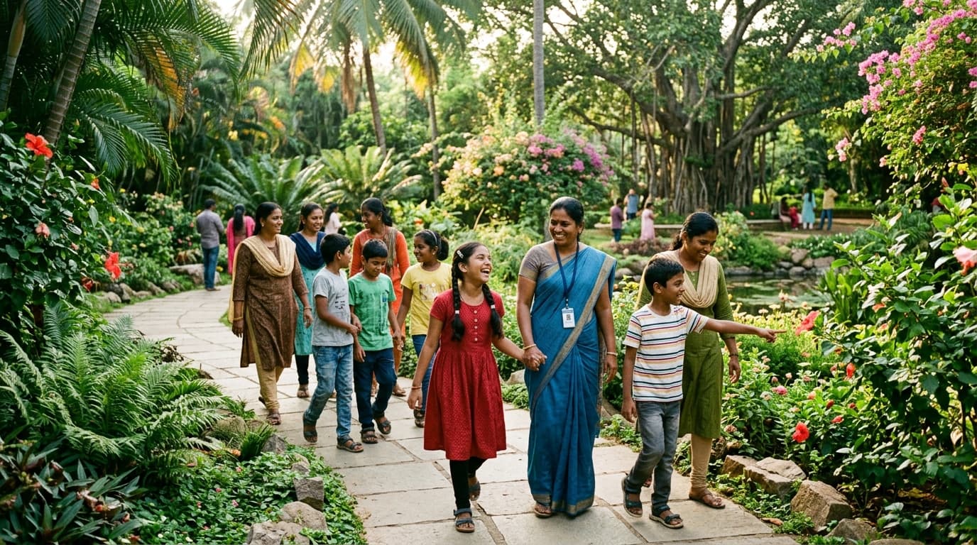 Outdoor nature exploration outing in Coimbatore