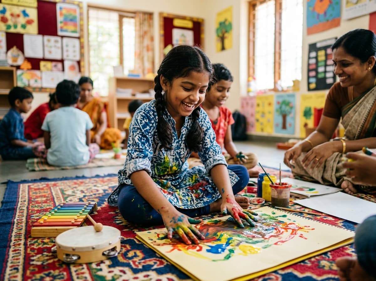 Play, Art, Music & Dance Therapy
